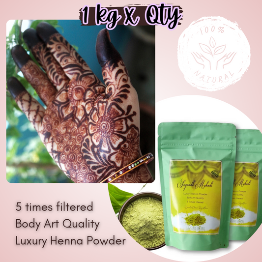 Sugandh Mehndi Luxury Henna Powder (1 KgxQty)