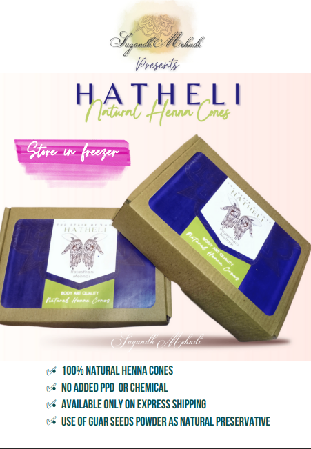 Hatheli Natural Henna Cones - a40c1a-2