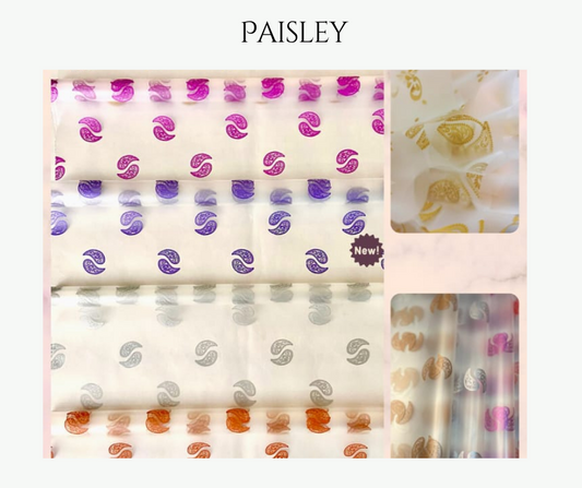 Paisley Cellophane Wrap (forzen)