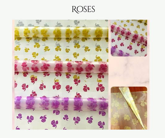 Roses Cellophane Wrap (forzen)