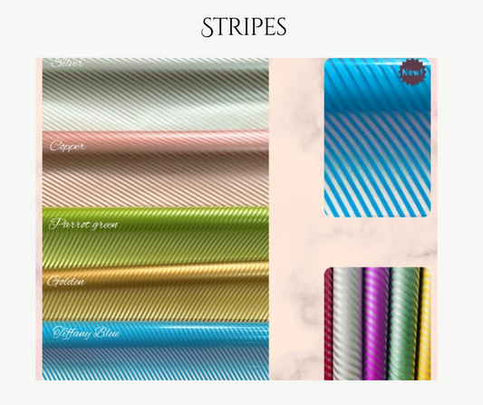 Stripes Cellophane Wrap (frozen)