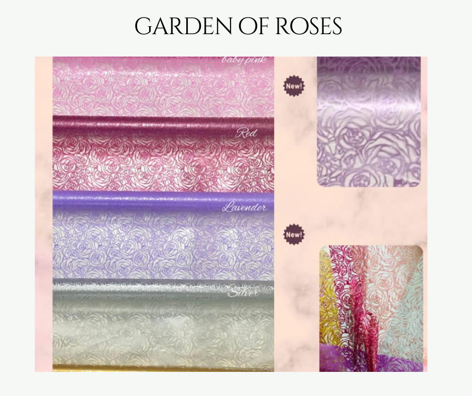 Garden of Roses Cellophane Wrap (frozen)