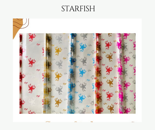 Starfish Cellophane Wrap